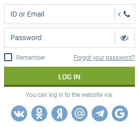 Memulihkan Detail Akun 1xBet
