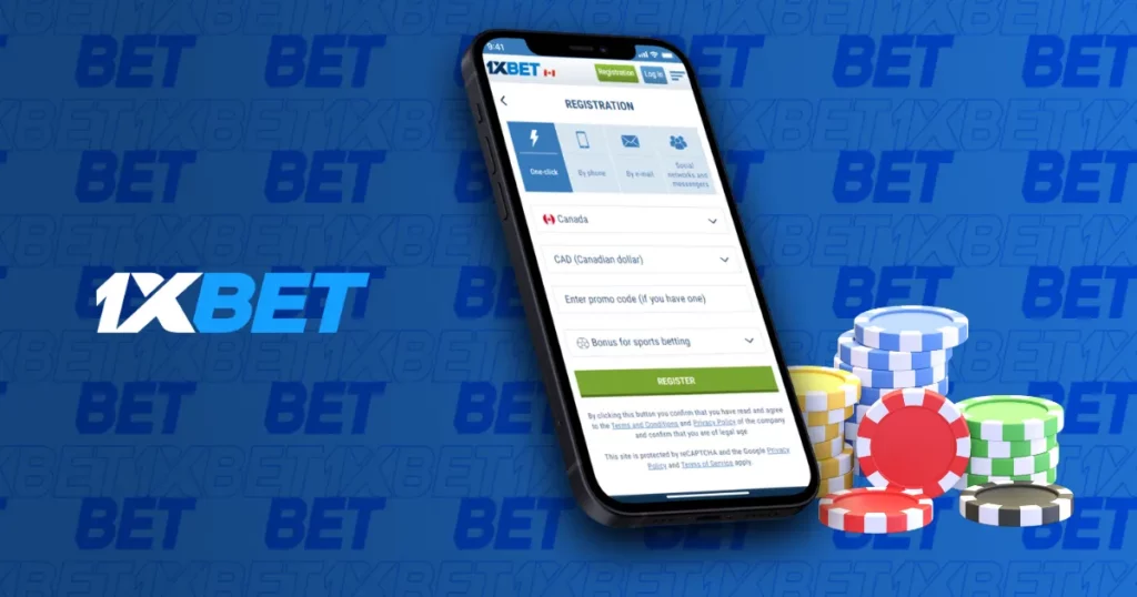Formulir masuk 1xBet