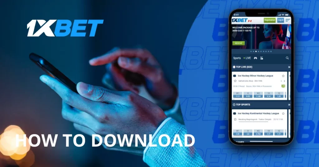 Downloading and installing the mobile app for iOS from 1xBet Indonesia
