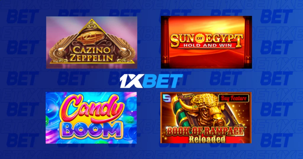 Permainan slot terbaik yang tersedia di 1xBet Slots